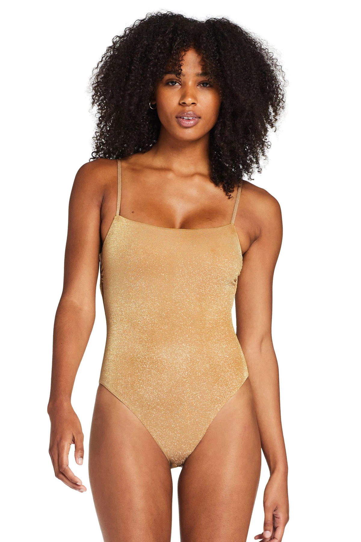 Gold one store piece swimsuit